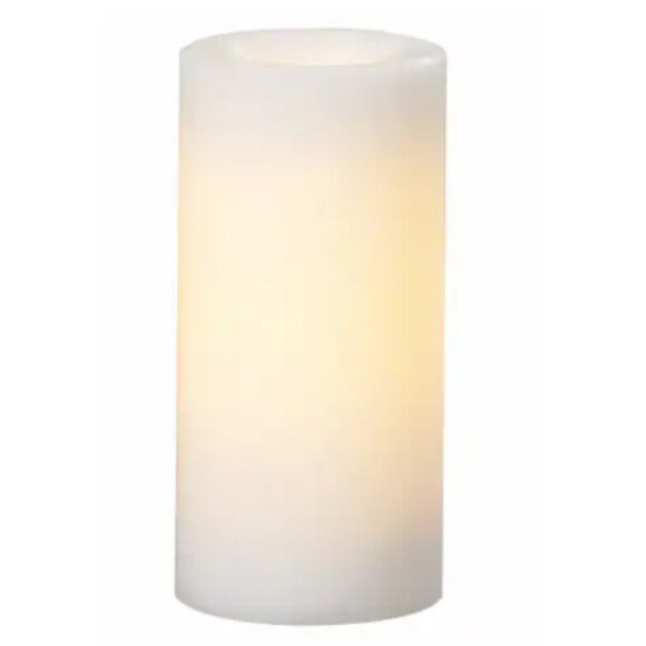 Fusion LED Wax Candle 4x8 All Weather Outdoor Pillar Warm Flicker NEW - Picture 4 of 5